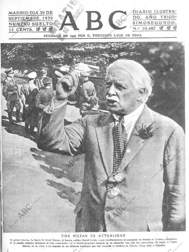 ABC MADRID 30-09-1939 página 1