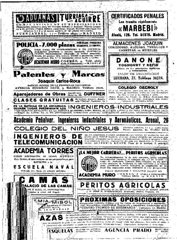 ABC MADRID 30-09-1939 página 16