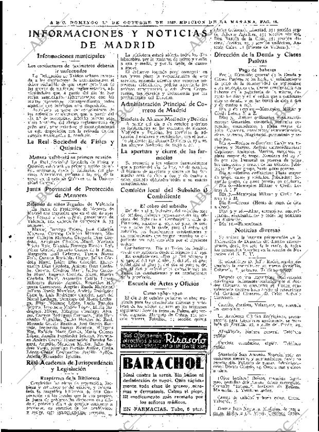 ABC MADRID 01-10-1939 página 15