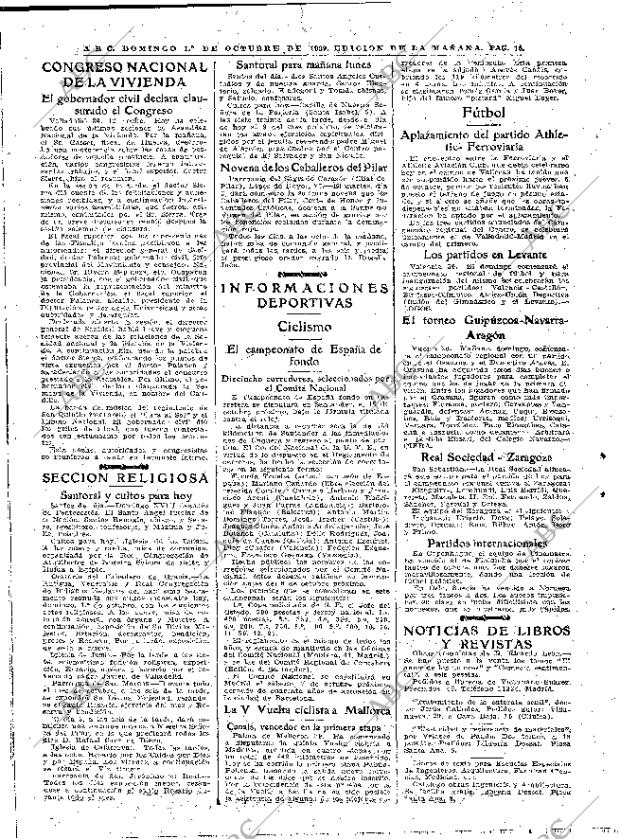 ABC MADRID 01-10-1939 página 16