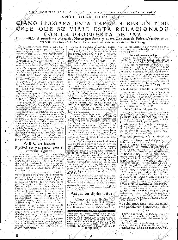 ABC MADRID 01-10-1939 página 9