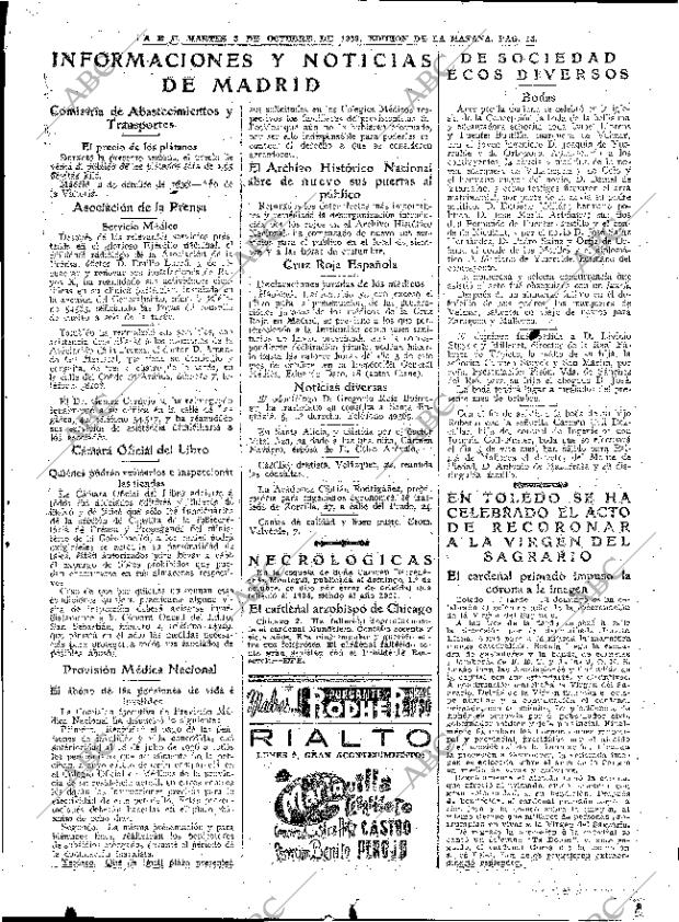 ABC MADRID 03-10-1939 página 15