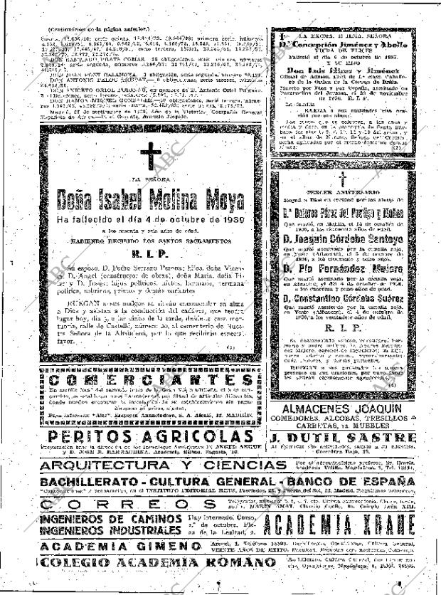 ABC MADRID 05-10-1939 página 19