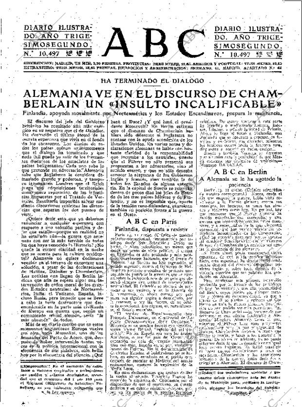 ABC MADRID 14-10-1939 página 7