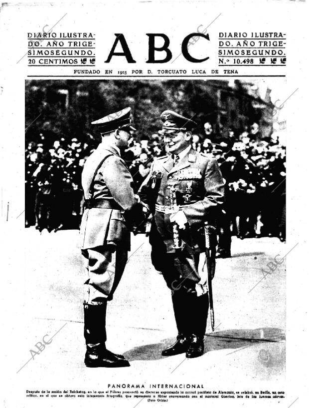 ABC MADRID 15-10-1939 página 1