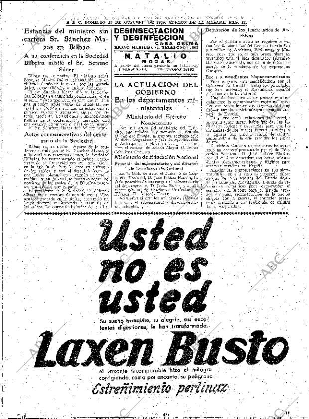 ABC MADRID 15-10-1939 página 12