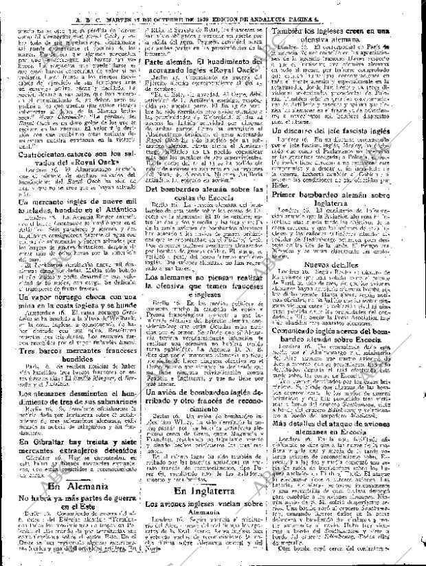 ABC SEVILLA 17-10-1939 página 4