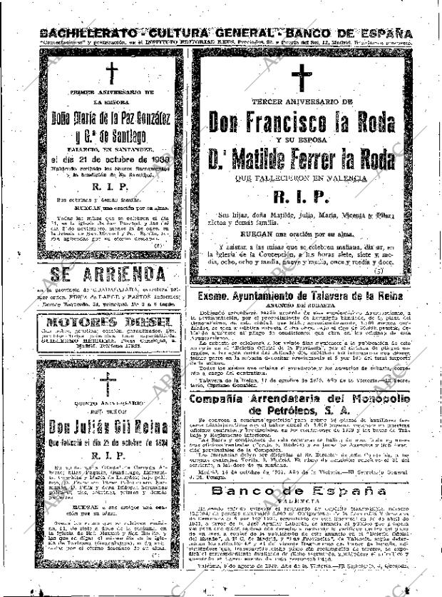 ABC MADRID 20-10-1939 página 25