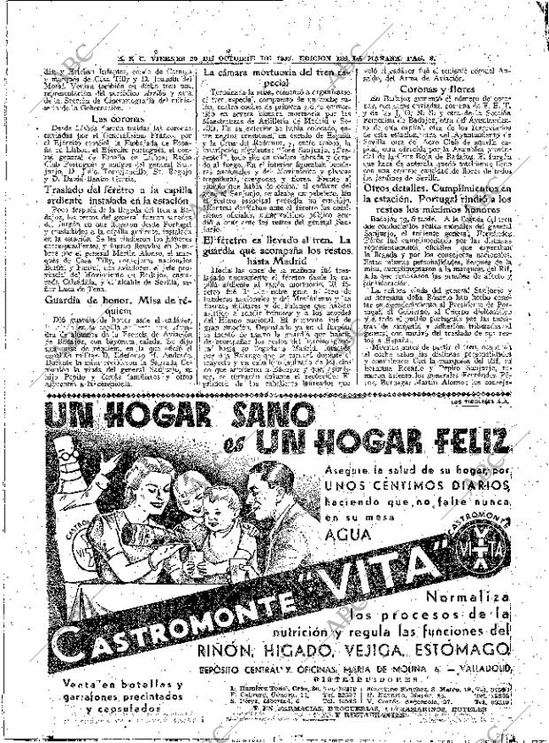 ABC MADRID 20-10-1939 página 8