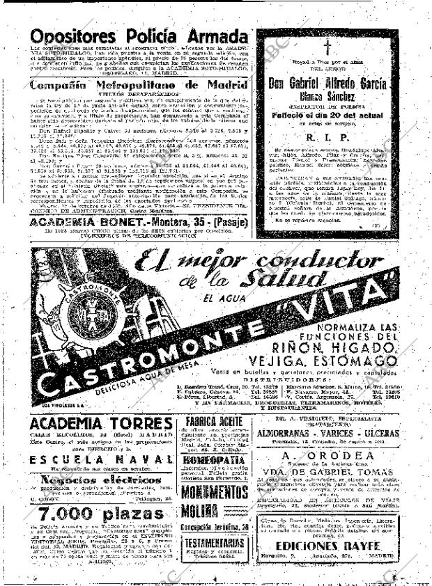 ABC MADRID 21-10-1939 página 16