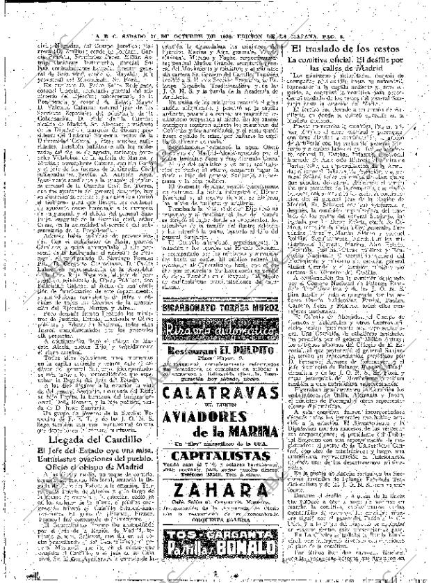 ABC MADRID 21-10-1939 página 8