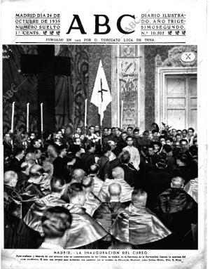 ABC MADRID 24-10-1939 página 1