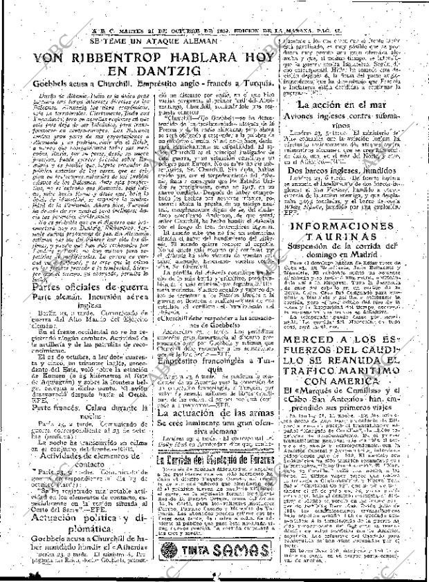 ABC MADRID 24-10-1939 página 13