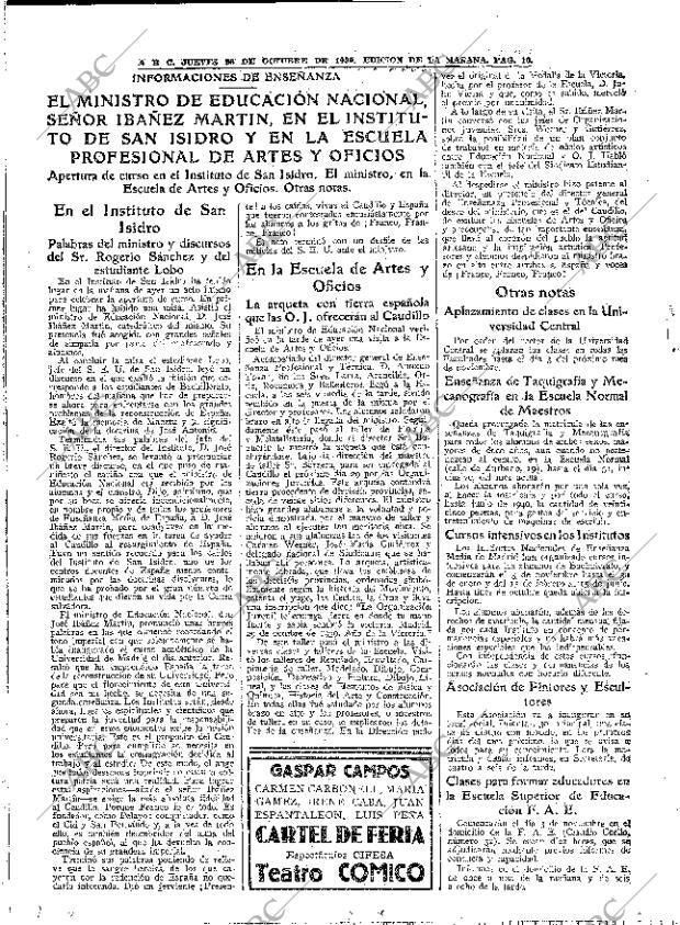 ABC MADRID 26-10-1939 página 10