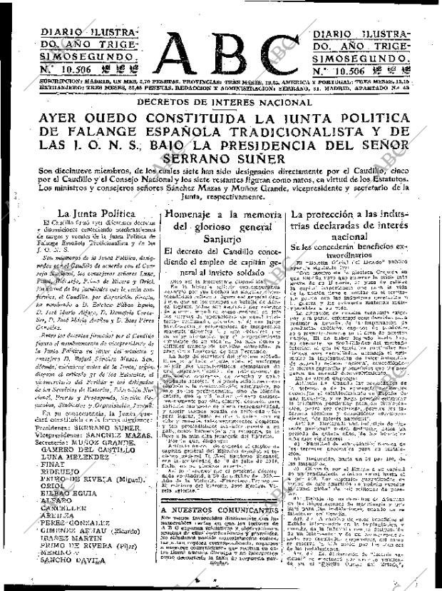 ABC MADRID 26-10-1939 página 7