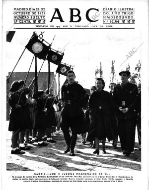 ABC MADRID 28-10-1939 página 1