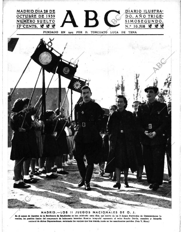ABC MADRID 28-10-1939 página 1
