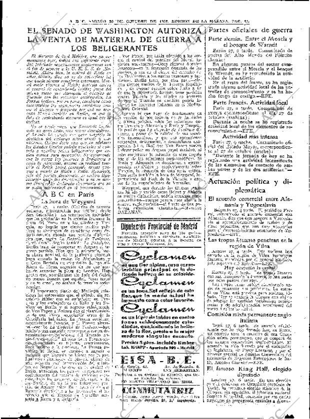 ABC MADRID 28-10-1939 página 11