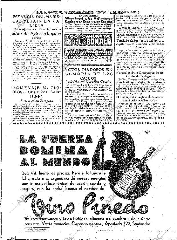 ABC MADRID 28-10-1939 página 8