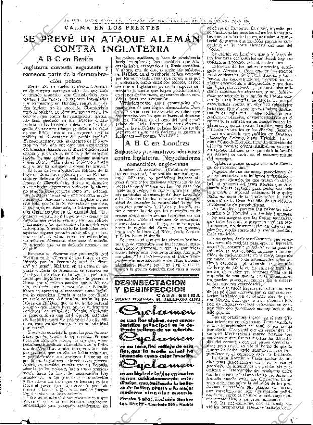 ABC MADRID 29-10-1939 página 15