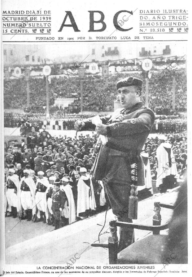 ABC MADRID 31-10-1939 página 1