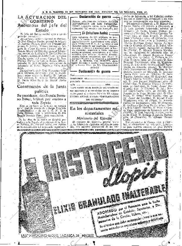 ABC MADRID 31-10-1939 página 17