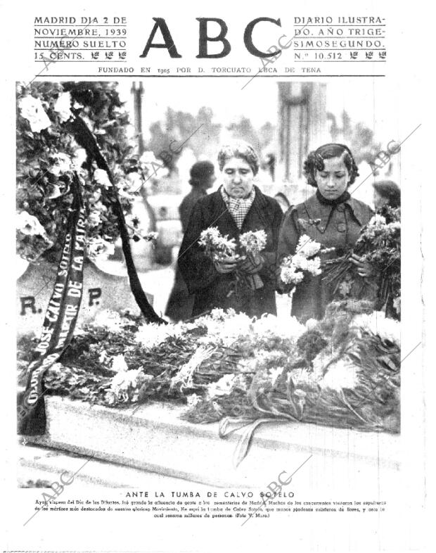 ABC MADRID 02-11-1939 página 1