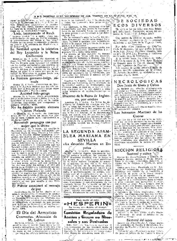 ABC MADRID 12-11-1939 página 14