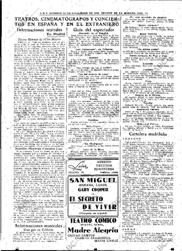 ABC MADRID 12-11-1939 página 15