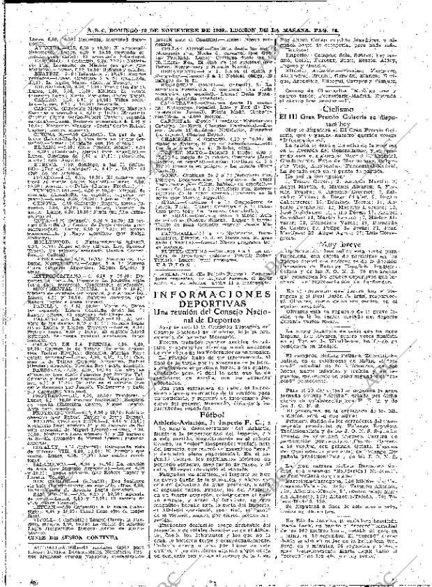 ABC MADRID 12-11-1939 página 16