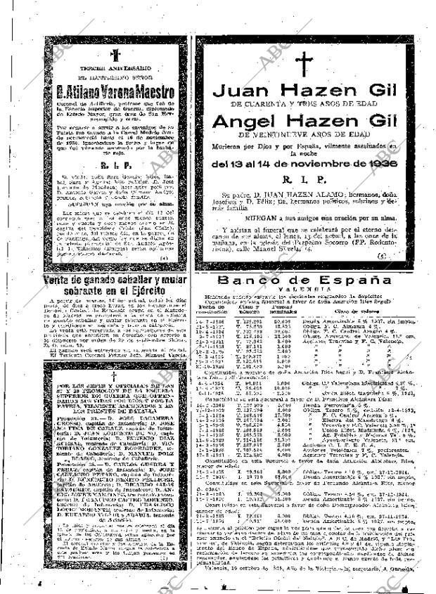 ABC MADRID 12-11-1939 página 19