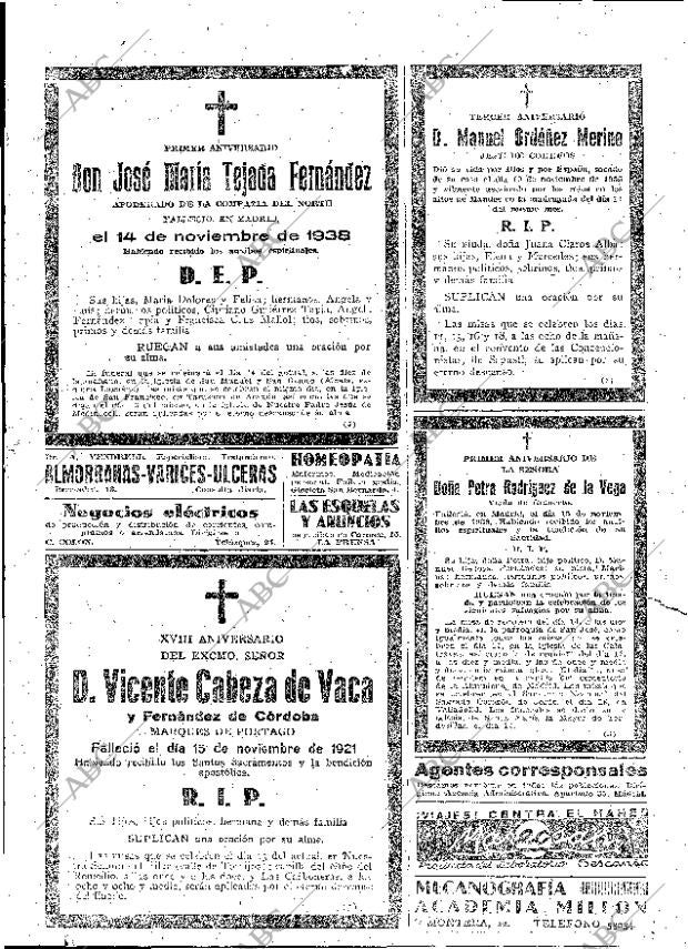 ABC MADRID 12-11-1939 página 23