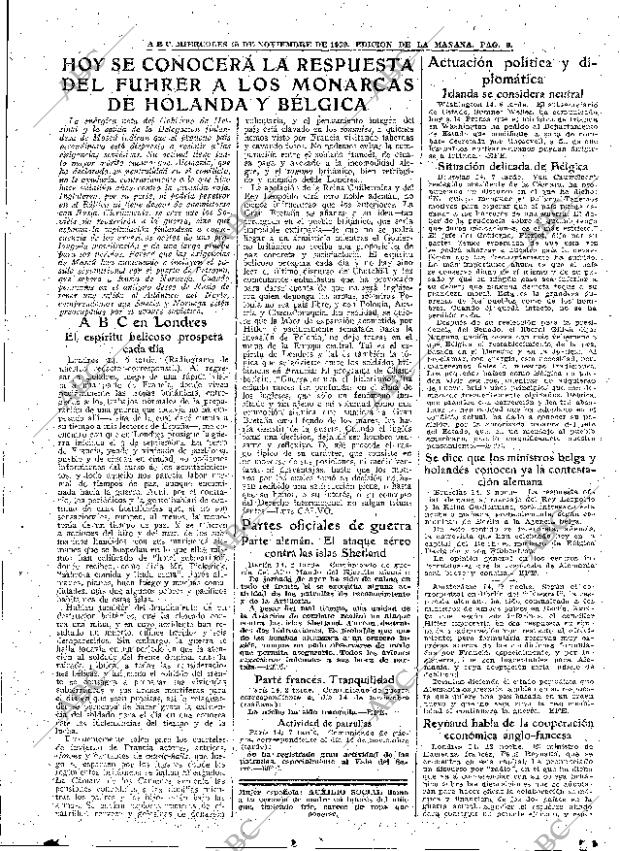 ABC MADRID 15-11-1939 página 9