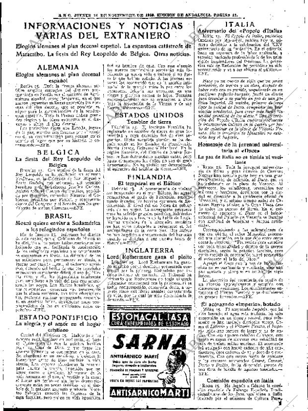 ABC SEVILLA 16-11-1939 página 11