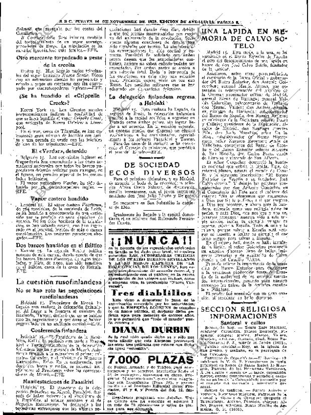 ABC SEVILLA 16-11-1939 página 9