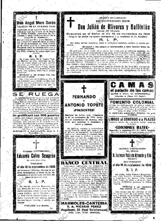 ABC MADRID 18-11-1939 página 15