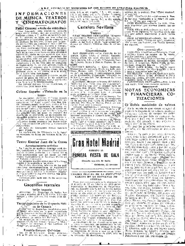 ABC SEVILLA 18-11-1939 página 14