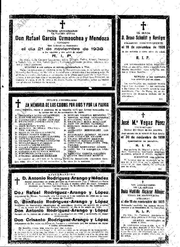 ABC MADRID 19-11-1939 página 19