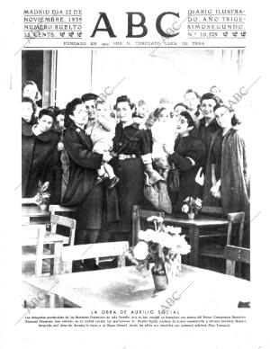ABC MADRID 22-11-1939 página 1