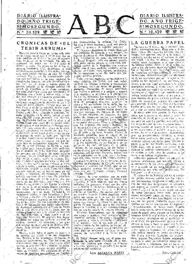 ABC MADRID 22-11-1939 página 3