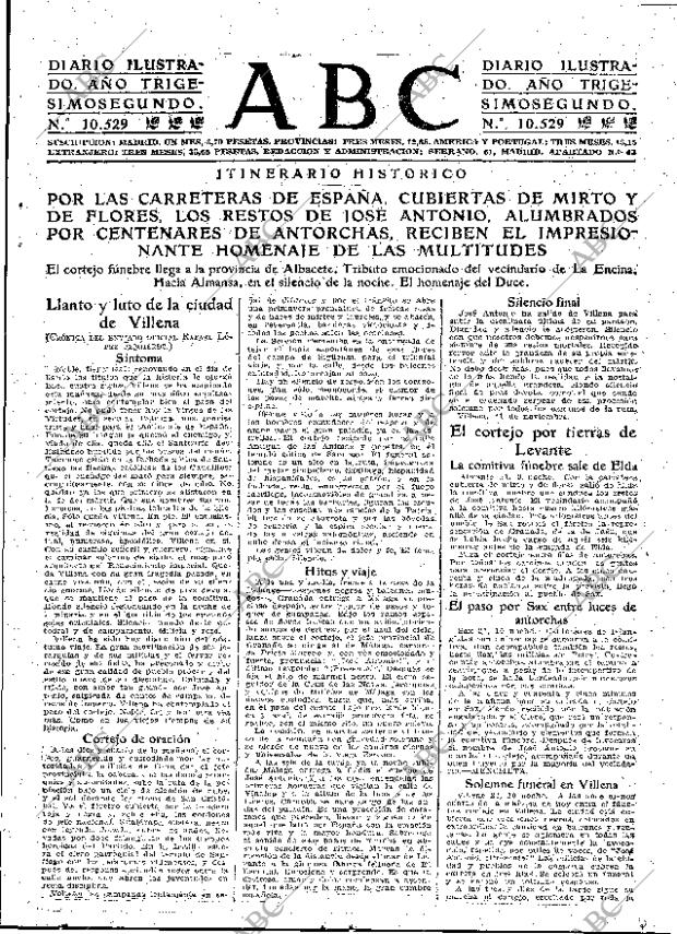 ABC MADRID 22-11-1939 página 7