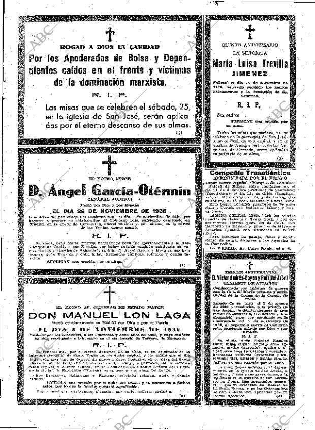 ABC MADRID 24-11-1939 página 15
