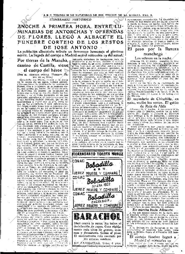 ABC MADRID 24-11-1939 página 9