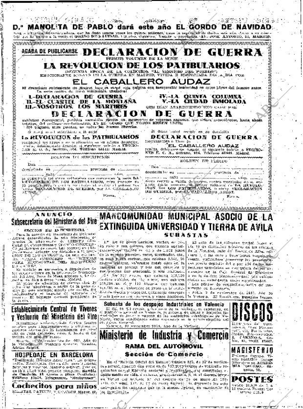 ABC MADRID 25-11-1939 página 2
