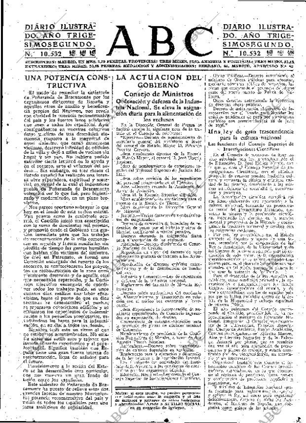ABC MADRID 25-11-1939 página 7