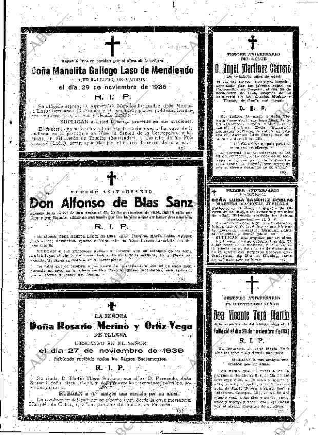 ABC MADRID 29-11-1939 página 19