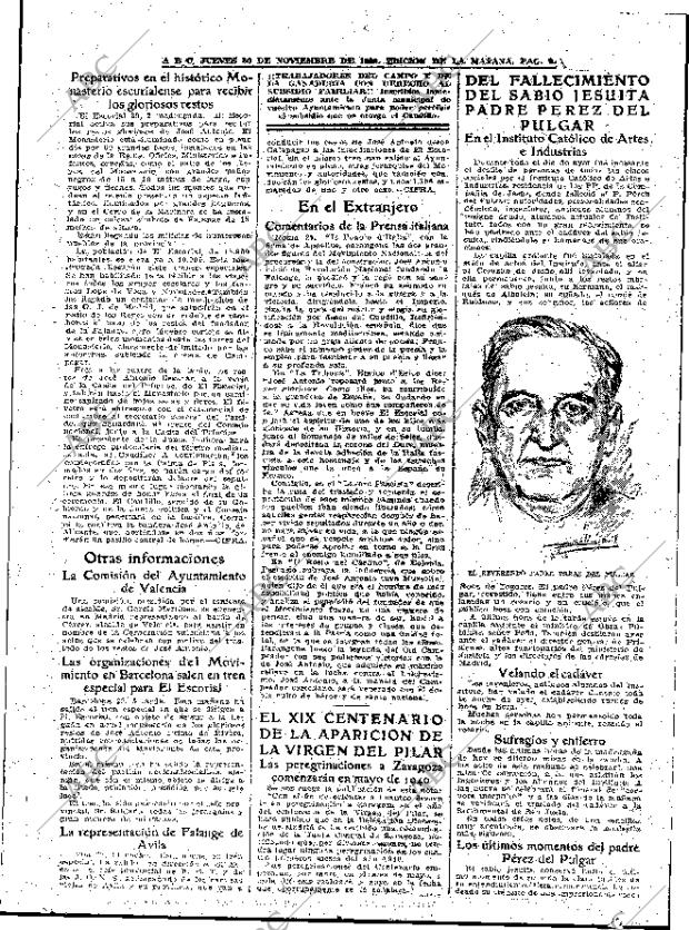 ABC MADRID 30-11-1939 página 9