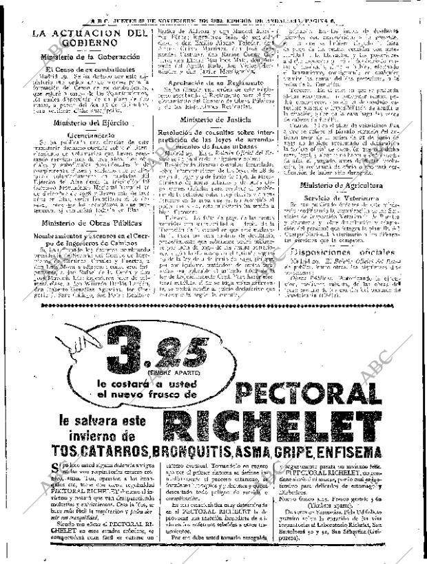 ABC SEVILLA 30-11-1939 página 6