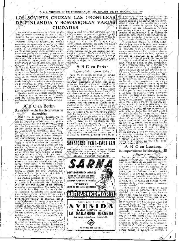 ABC MADRID 01-12-1939 página 11