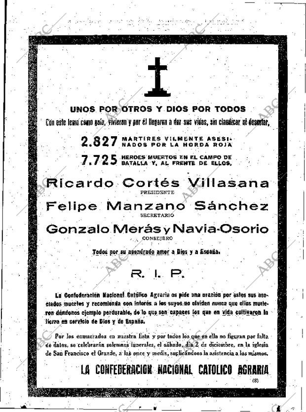 ABC MADRID 01-12-1939 página 19